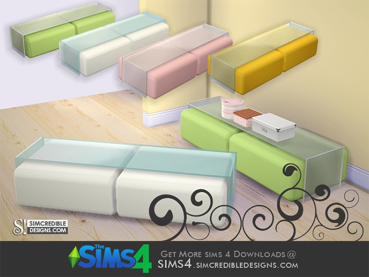 Little Bubbles Coffee Table / Sims 4 CC