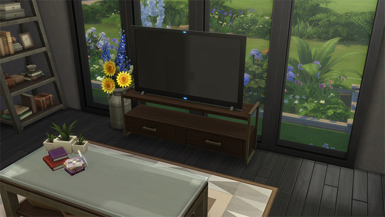 Industrial TV Stand / Sims 4 CC