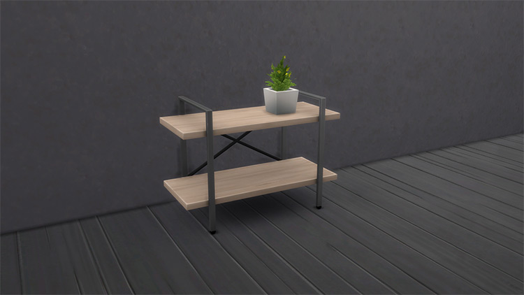 Industrial Accent Table / Sims 4 CC