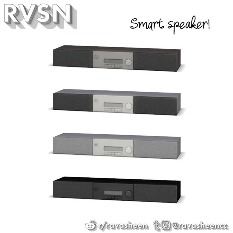 Motivational Smart Speaker / Sims 4 CC