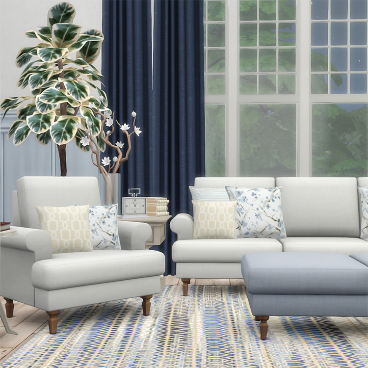 Iris Seating Set / Sims 4 CC