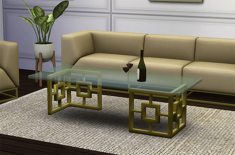Coffee Table #001 / Sims 4 CC