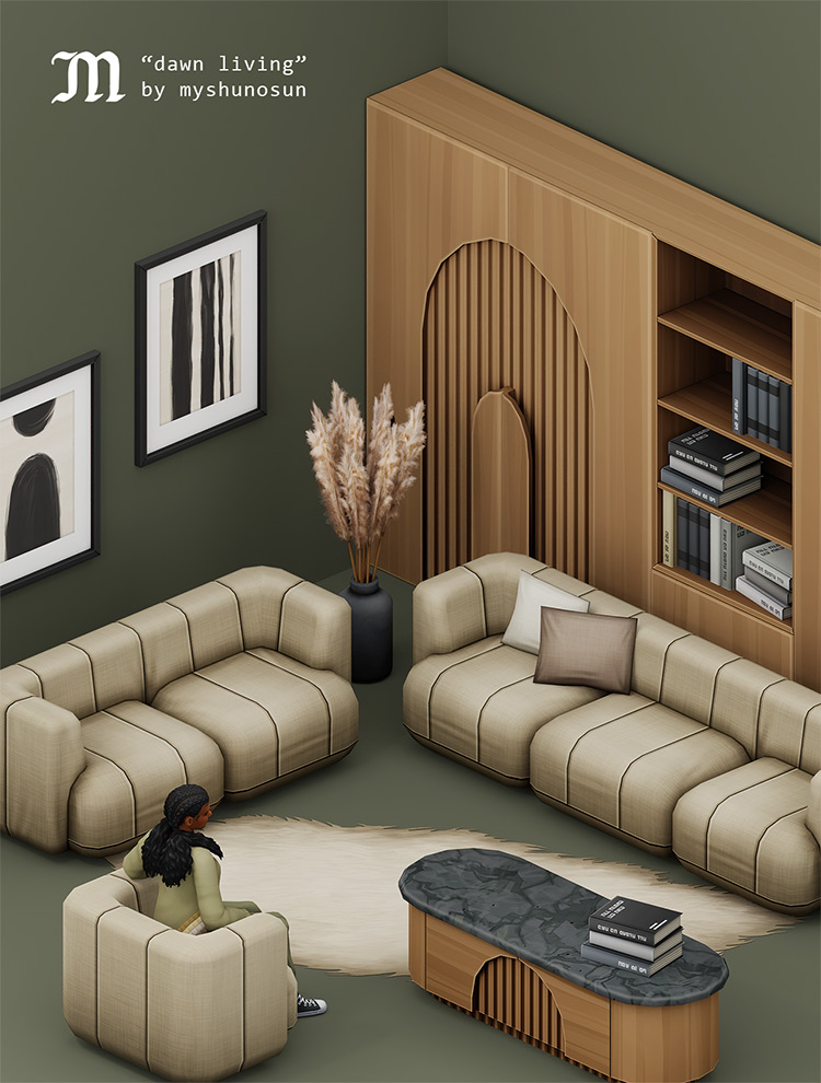 Sims 4 Maxis Match Living Room Cc Set - Image to u