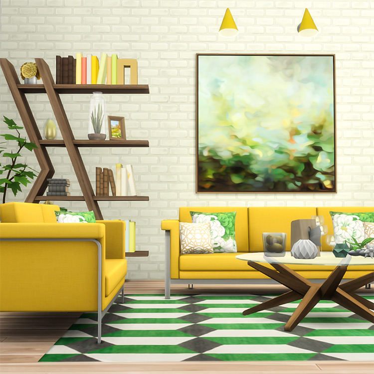 Best Sims 4 Maxis Match Living Room CC  All Free    FandomSpot - 10