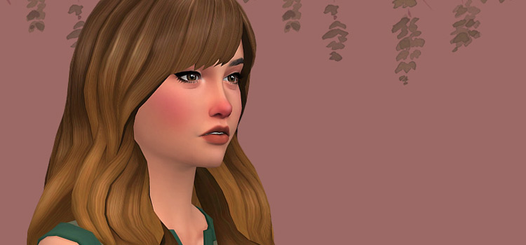 long hair with bangs sims 4 cc maxis match