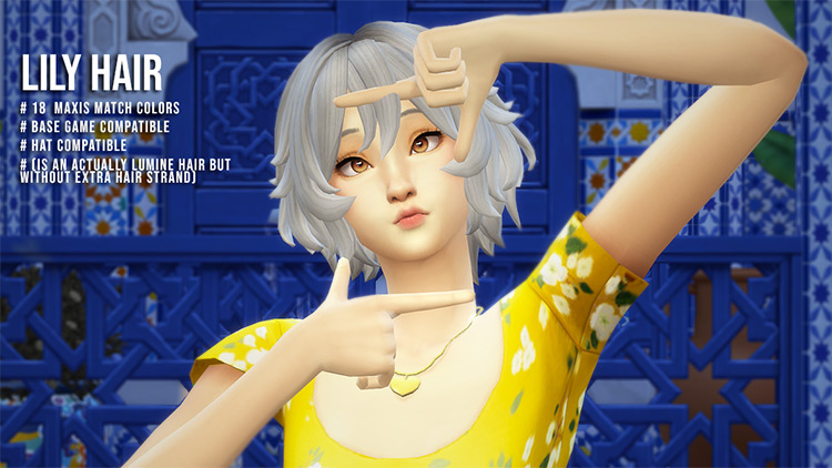 Lily Hair / Sims 4 CC
