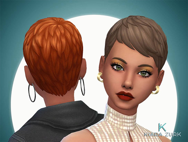 Pixie Hairstyle / Sims 4 CC