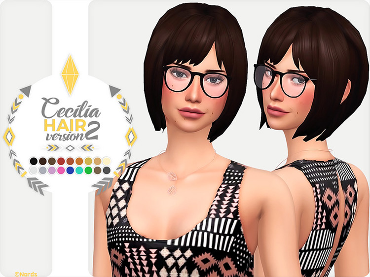 35  Maxis Match Bangs CC Hairstyles for The Sims 4   FandomSpot - 14