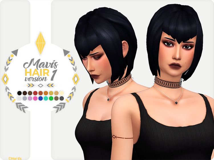 Mavis Dracula Hair / Sims 4 CC