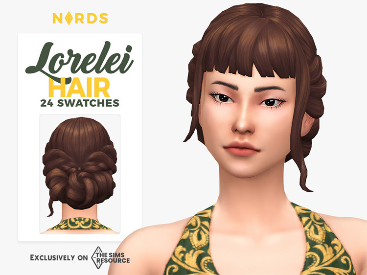 35  Maxis Match Bangs CC Hairstyles for The Sims 4   FandomSpot - 73