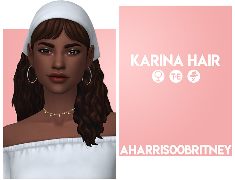 Karina Hair / Sims 4 CC
