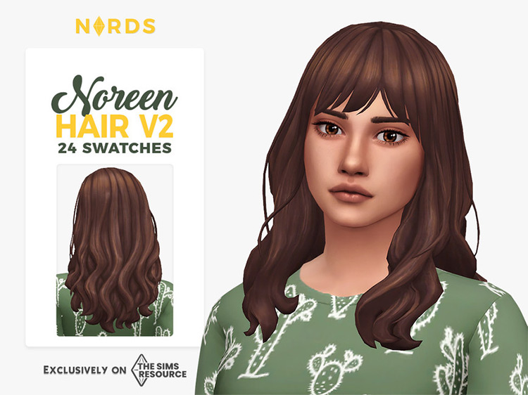 35  Maxis Match Bangs CC Hairstyles for The Sims 4   FandomSpot - 29