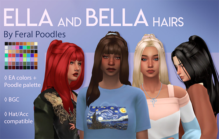 35  Maxis Match Bangs CC Hairstyles for The Sims 4   FandomSpot - 96