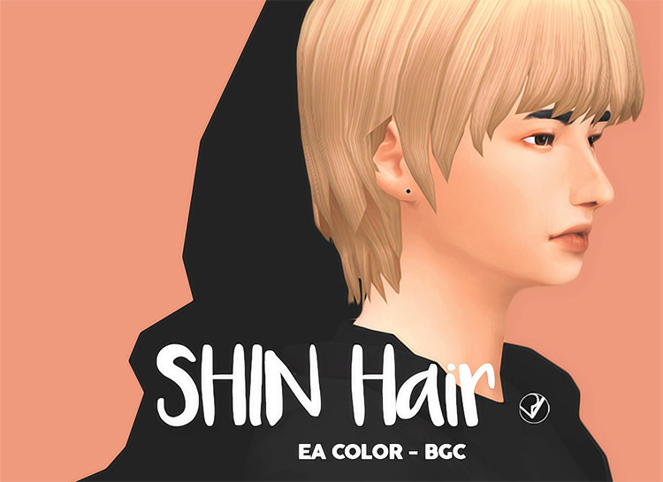 Shin Hair / Sims 4 CC