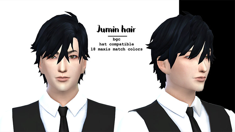 Jumin Hair / Sims 4 CC
