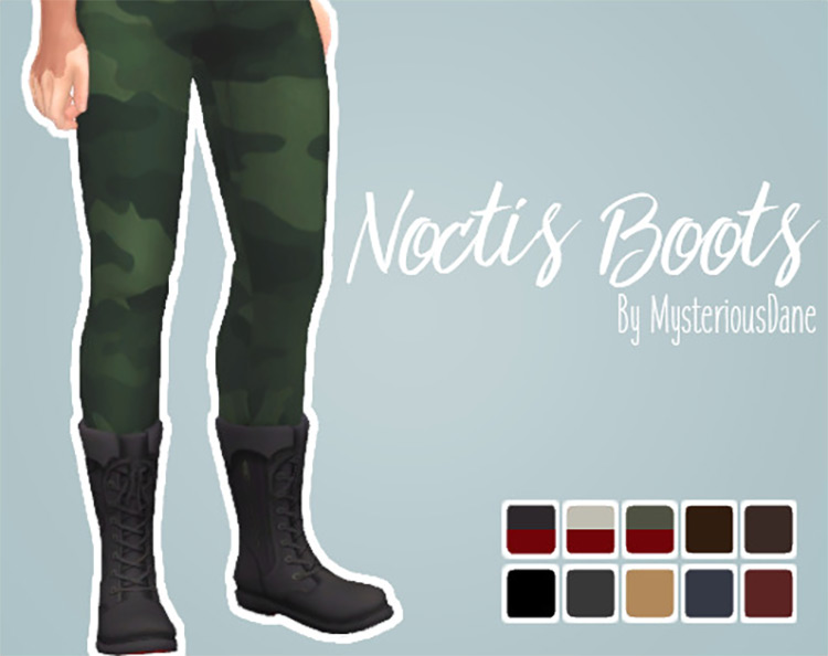 Sims 4 Maxis Match Boots CC  Male   Female    FandomSpot - 81