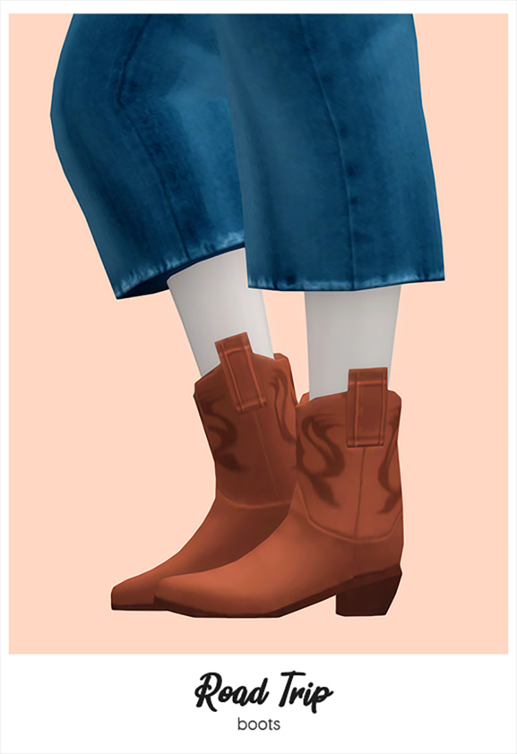 Road Trip Boots / Sims 4 CC