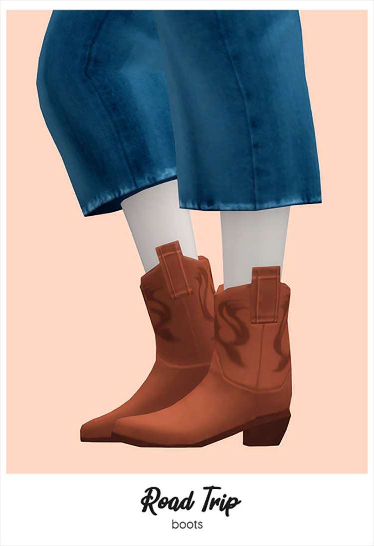 Sims 4 Maxis Match Boots CC  Male   Female    FandomSpot - 72