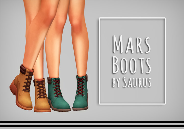 Sims 4 Maxis Match Boots CC (Male + Female) – FandomSpot