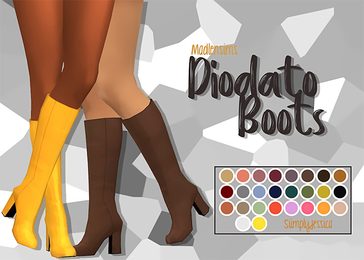 Diodato Boots / Sims 4 CC