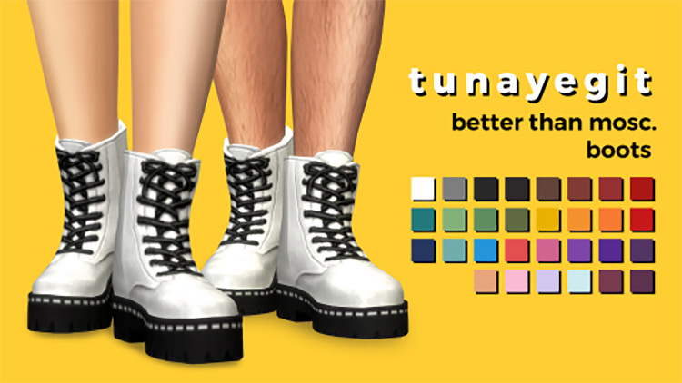 Better Than Mosc Boots / Sims 4 CC