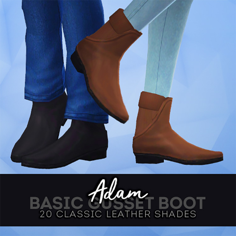 Sims 4 Maxis Match Boots CC  Male   Female    FandomSpot - 81