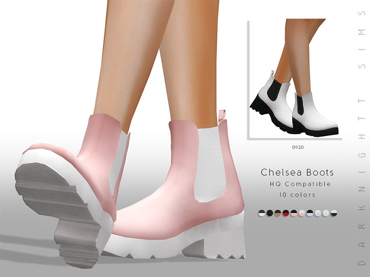 Chelsea Boots / Sims 4 CC