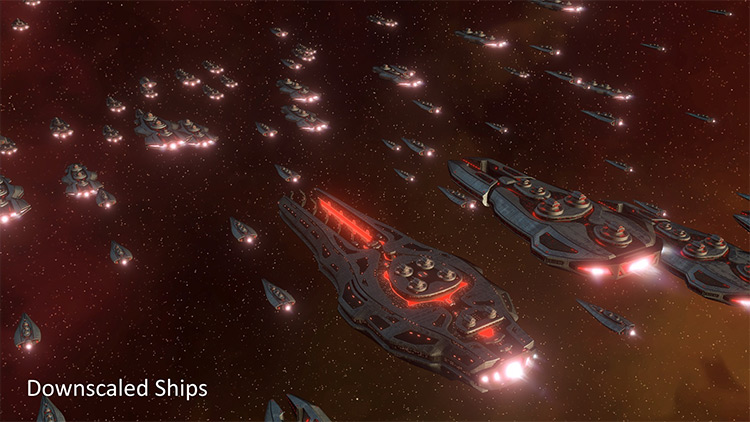 Downscaled Ships Mod for Stellaris
