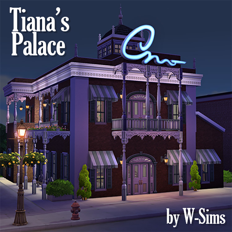 Tiana’s Palace / Sims 4 Lot