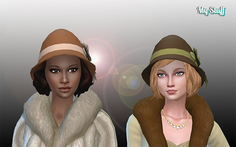 Cloche Hat Conversion / Sims 4 CC