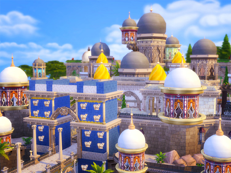 Arabian Village & Palace / Sims 4 Lot