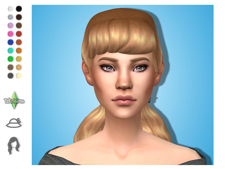 Terkisim’s Cinderella Hair / Sims 4 CC