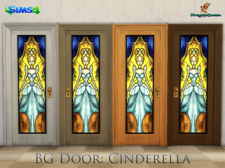Door Set: Cinderella / Sims 4 CC