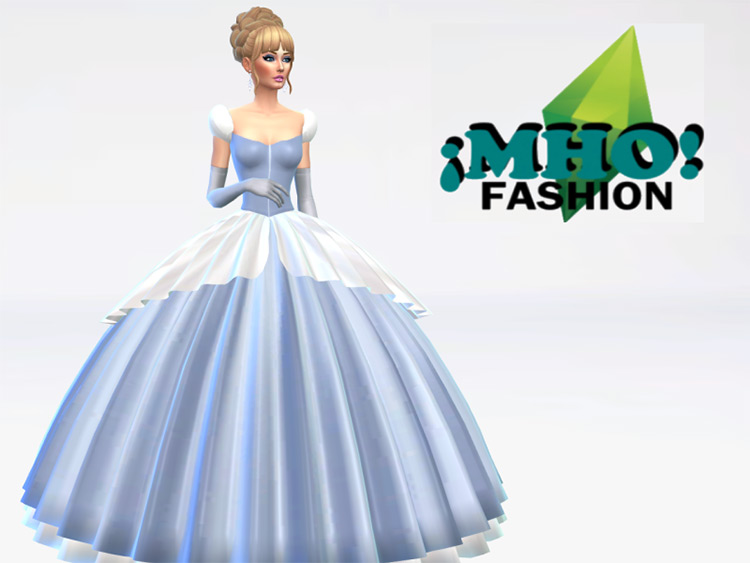 Beautiful Cinderella Dress / Sims 4 CC