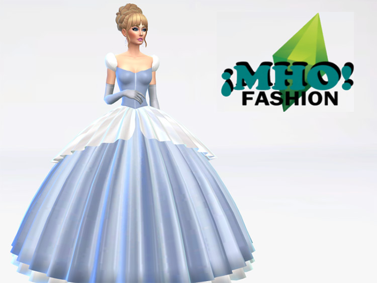 Sims 4 Cinderella CC  Dresses  Glass Slippers   More   FandomSpot - 42