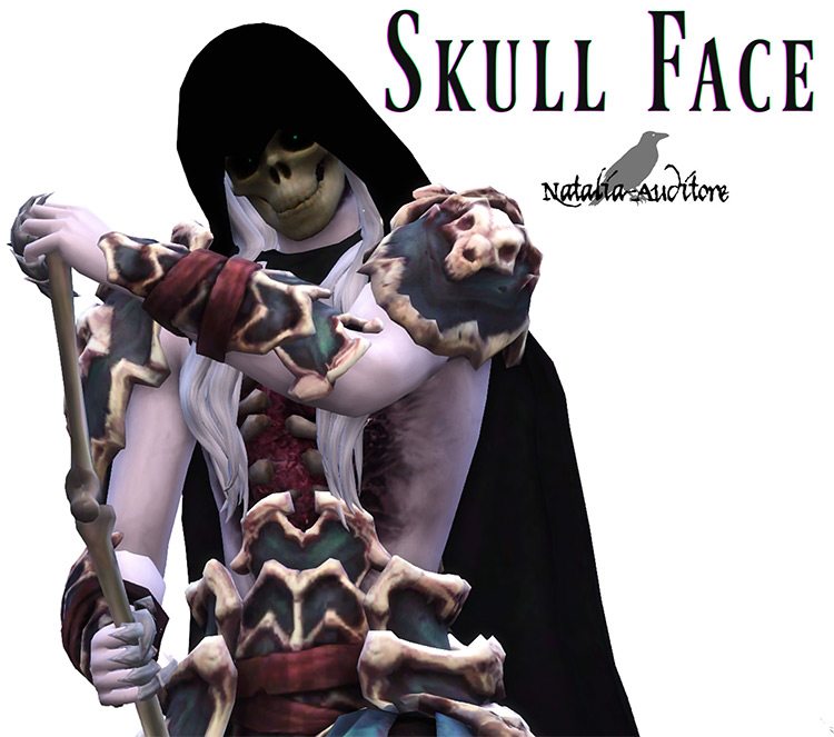 Skull Face / Sims 4 CC