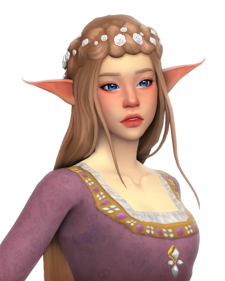 Zelda Hair / Sims 4 CC