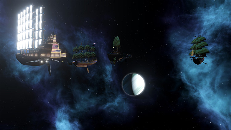 Treasure Planet: Terran Empire Shiptet Stellaris Mod