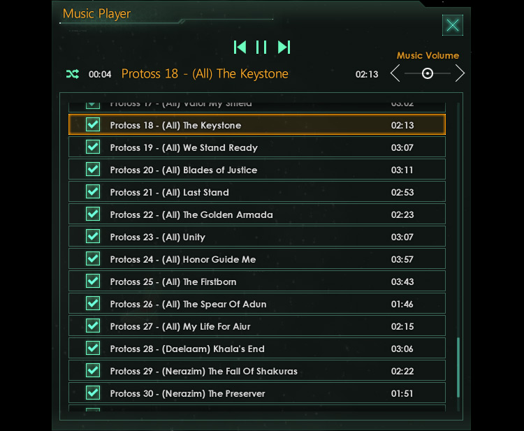 Starcraft Music Stellaris mod