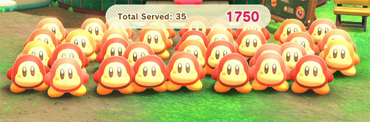 Waddle Dee Kirby and the Forgotten Land screenshot