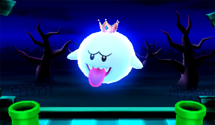 Boo from Mario Party: Star Rush gameplay