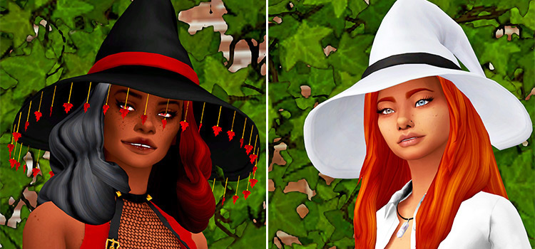 DIY Witch Hats (TS4 CC)