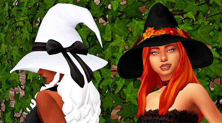 DIY Witch Hats / Sims 4 CC