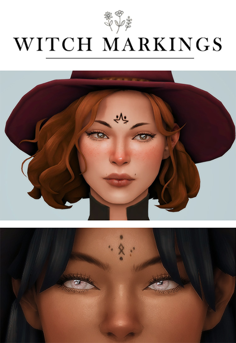 Witch Markings / Sims 4 CC