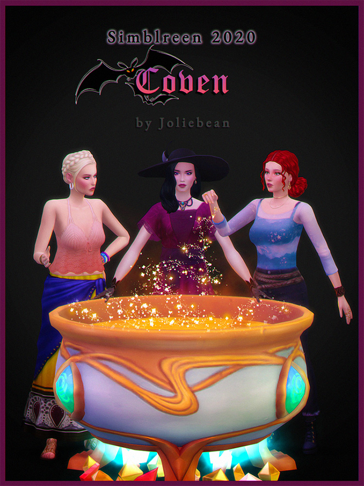 Coven Set – Simblreen 2020 Gift / Sims 4 CC