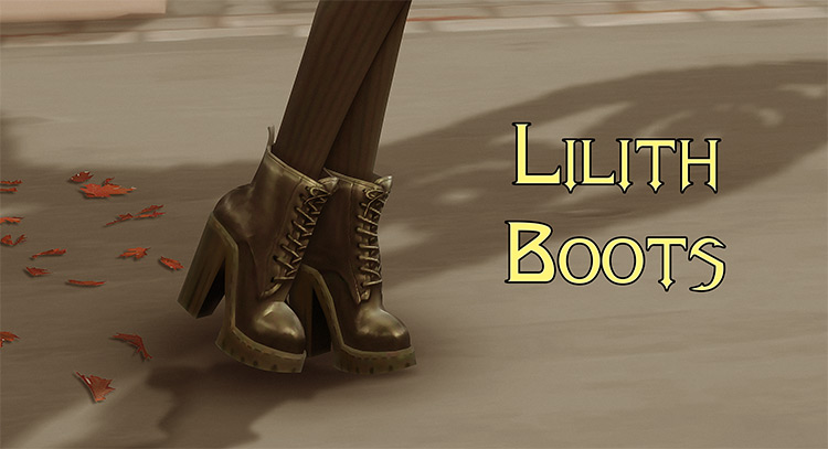 Lilith Boots / Sims 4 CC