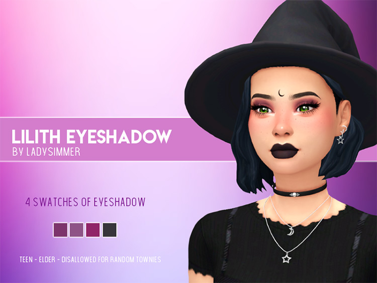 Lilith Eyeshadow / Sims 4 CC