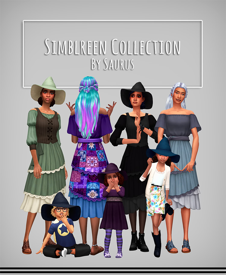 Simblreen Collection / Sims 4 CC