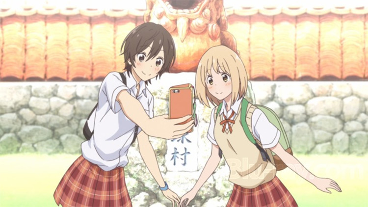 Kase-san and Morning Glories anime screenshot