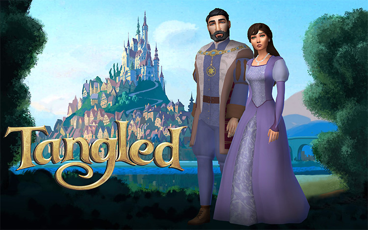 Tangled - King and Queen / Sims 4 CC
